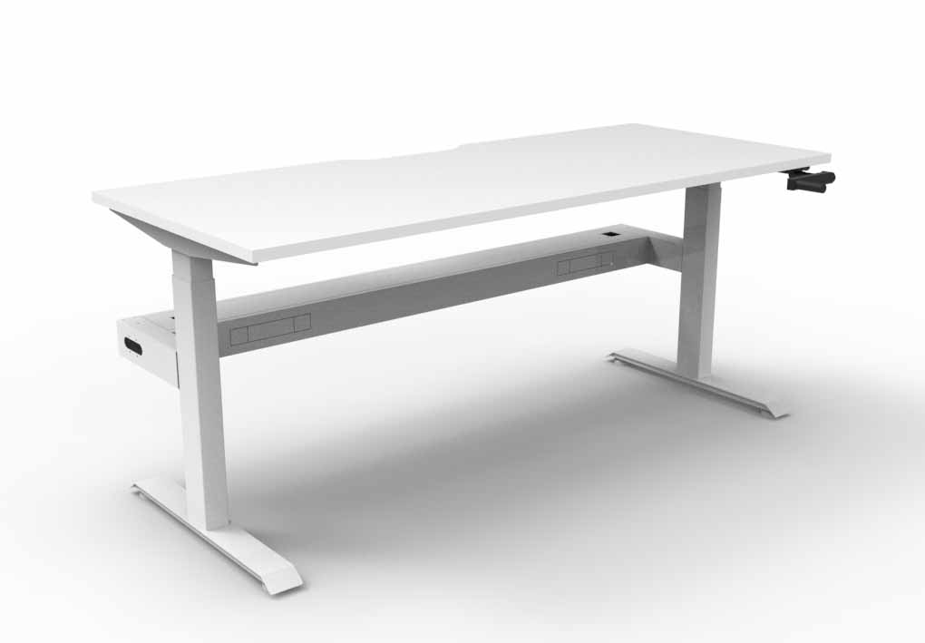 Boost Manual Sit-Stand Single Sided Workstation